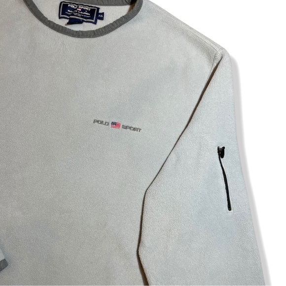 Vintage 90s Polo Ralph Lauren Polo Sport Fleece Crewneck - Picture 2 of 4